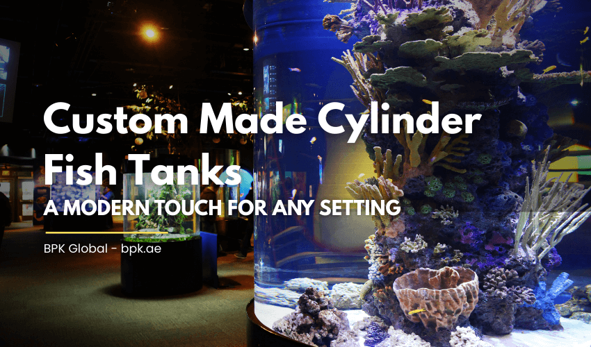 Custom Made Cylinder Fish Tanks