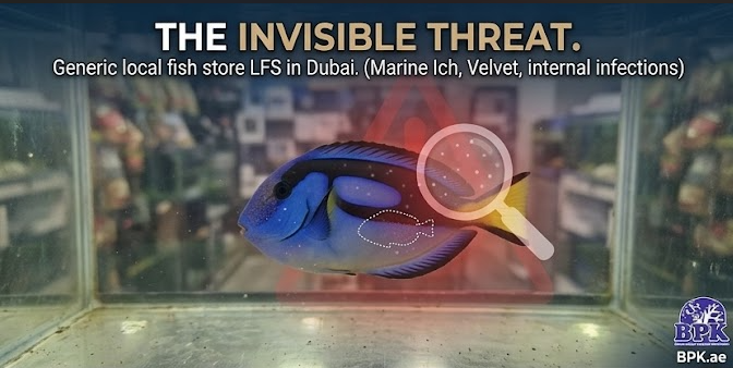 Healthy marine fish swimming after completing a marine fish quarantine protocol
